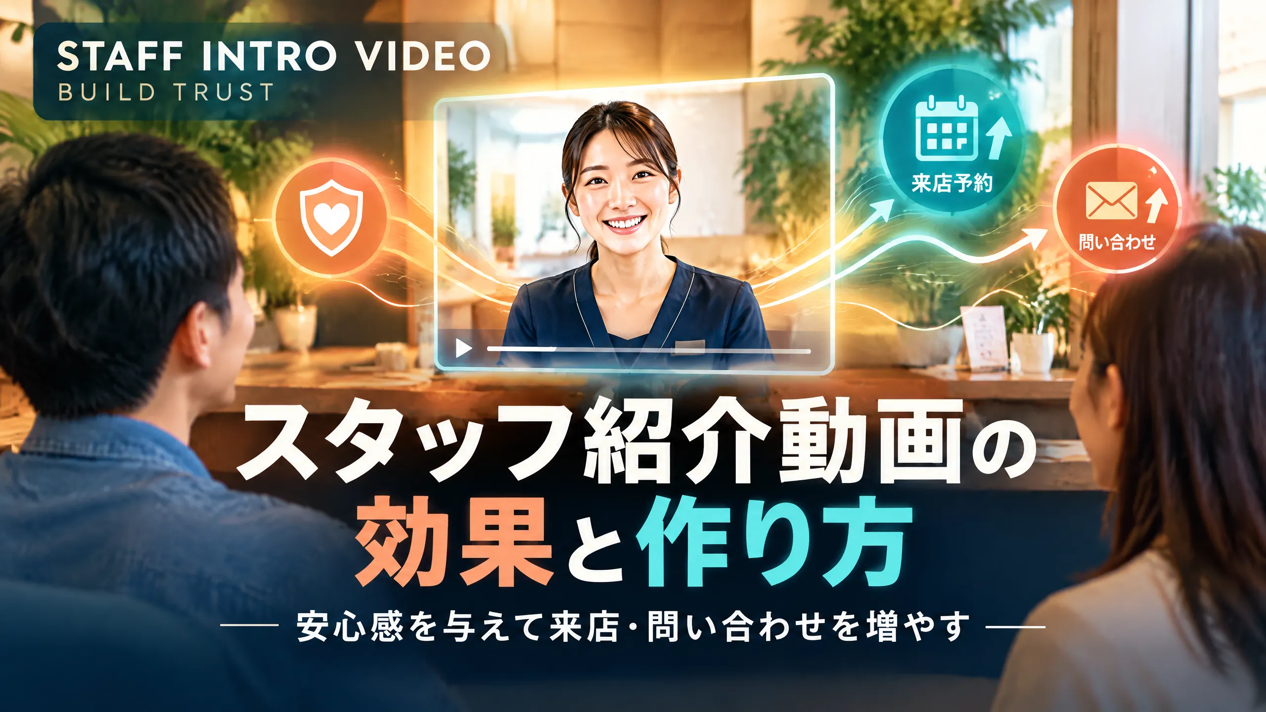 スタッフ紹介動画の効果と作り方｜安心感を与えて来店・問い合わせを増やす