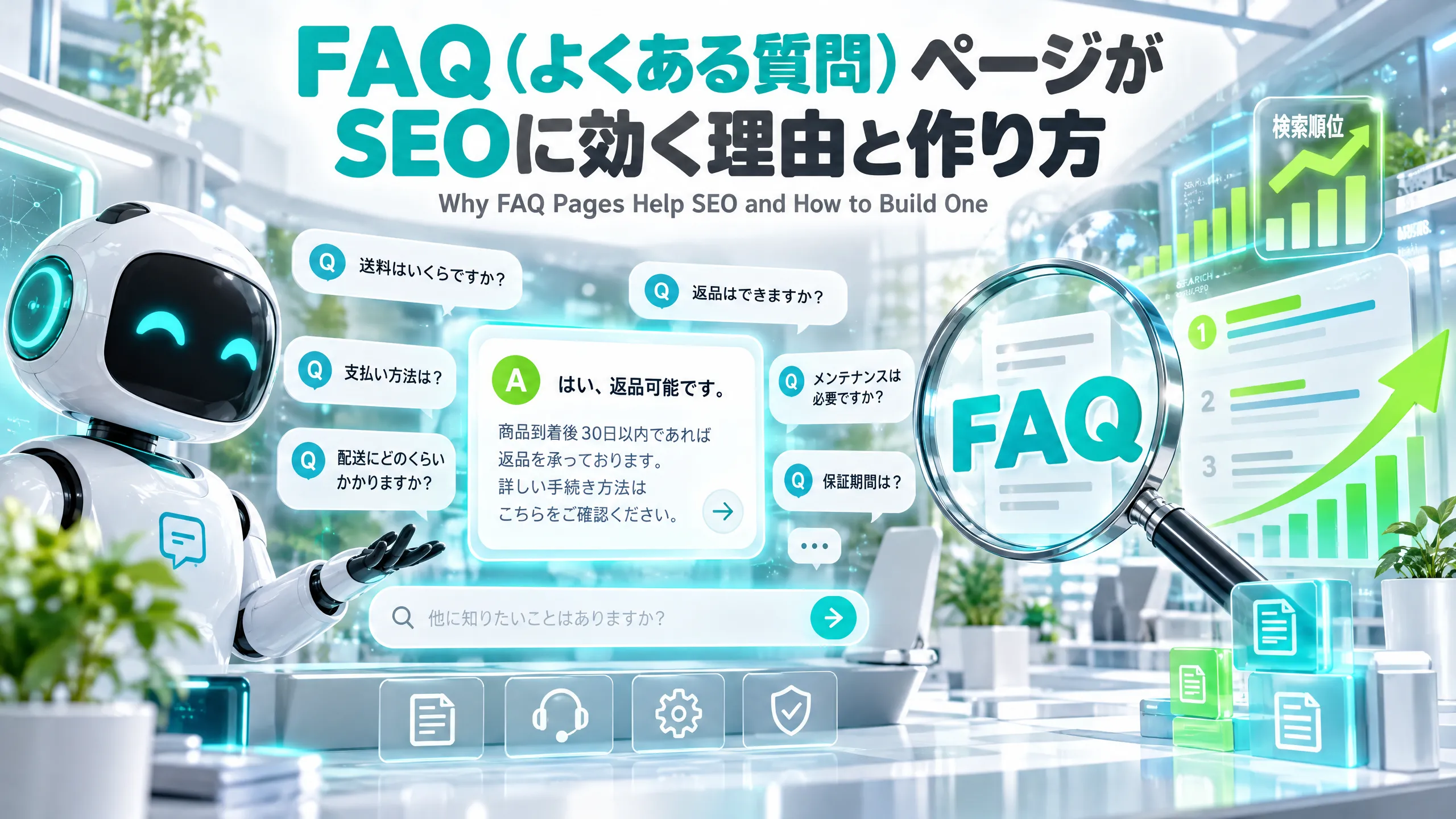 FAQ（よくある質問）ページがSEOに効く理由と作り方