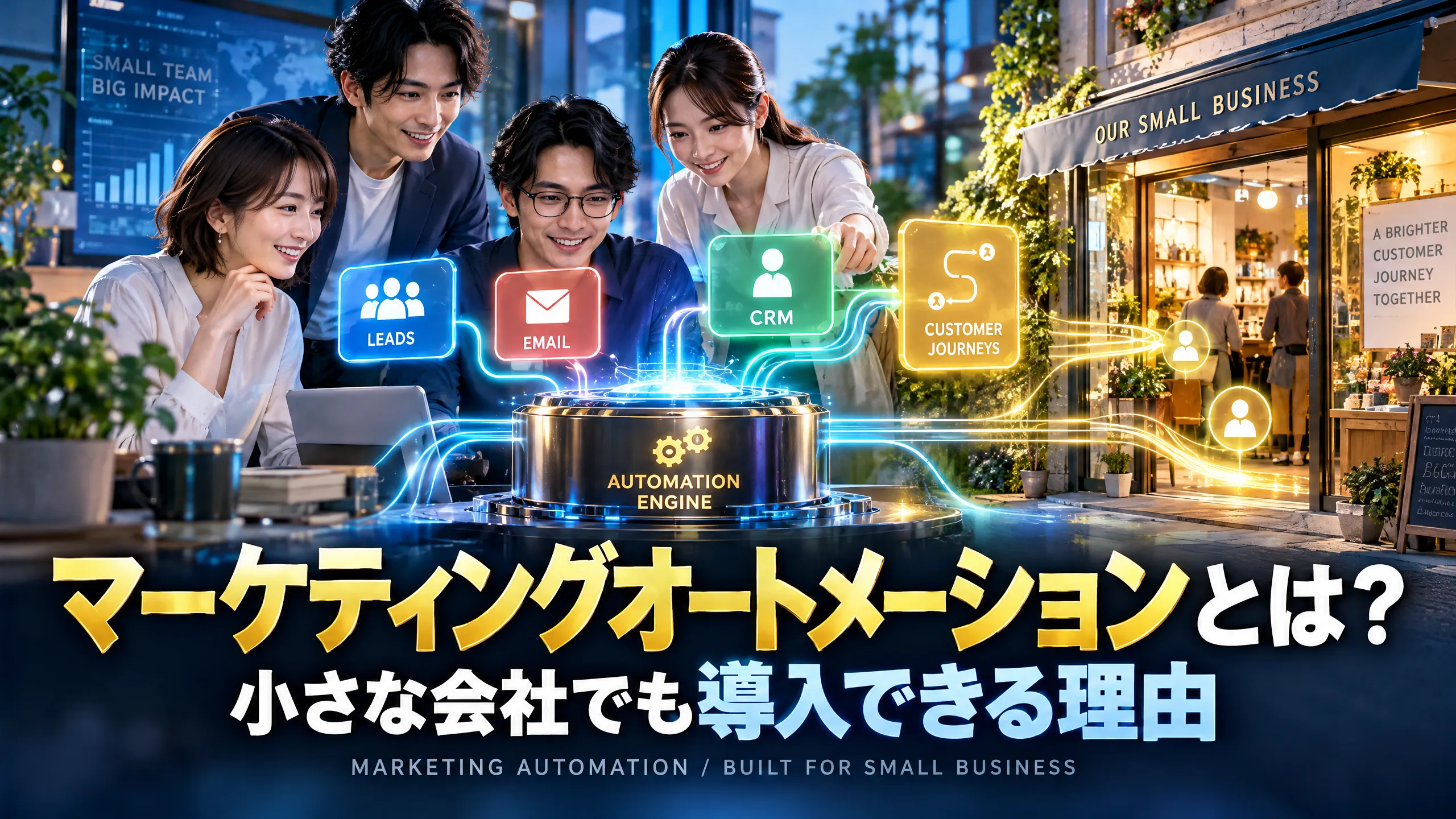 マーケティングオートメーションとは？小さな会社でも導入できる理由