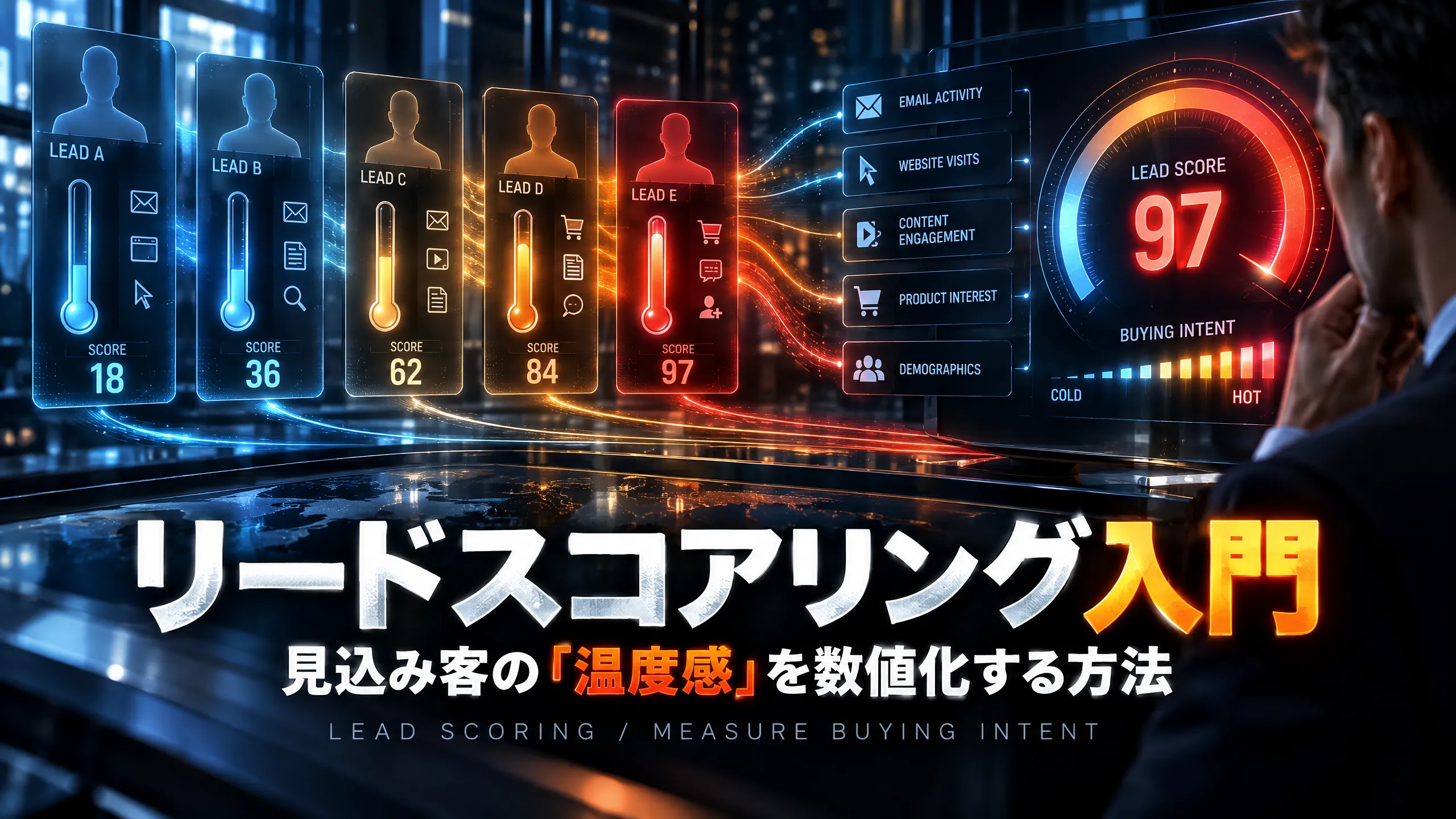 リードスコアリング入門｜見込み客の「温度感」を数値化する方法